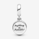 Pandora Klavertjevier Hangende Bedel groene zirkonia 797906NRGMX - 53534