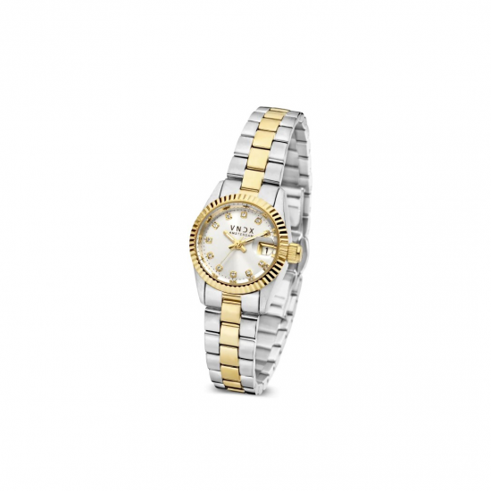 VNDX Amsterdam horloge Dare Devil XS Silver Gold MT43002-02 - 49344
