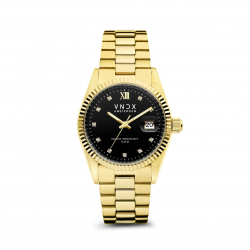 VNDX Amsterdam horloge Dare Devil M Gold Black 36mm - 49351
