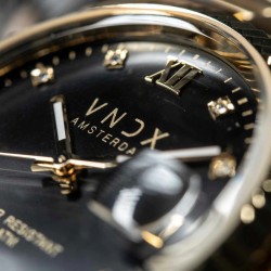 VNDX Amsterdam horloge Dare Devil M Gold Black 36mm - 49351
