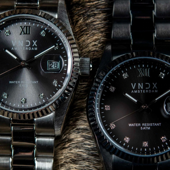 VNDX Amsterdam horloge Dare Devil M Black 36mm - 49354