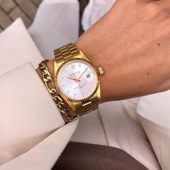 VNDX Amsterdam horloge Dare Devil M Gold 36mm - 49356