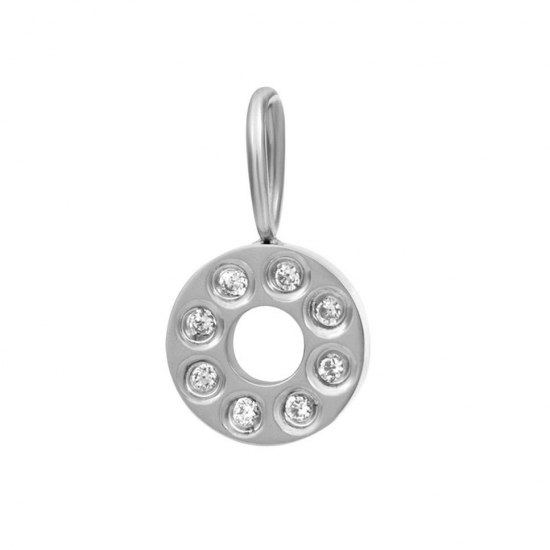 iXXXi  Charm Design Circle Zilverkleur 0,8cm - 49332