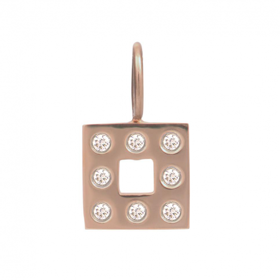 iXXXi Charm Design Square Rosekleur 0,8cm - 49335