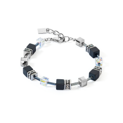 Coeur de Lion GeoCUBE® Iconic Precious Onyx bracelet crystal-black - 53714