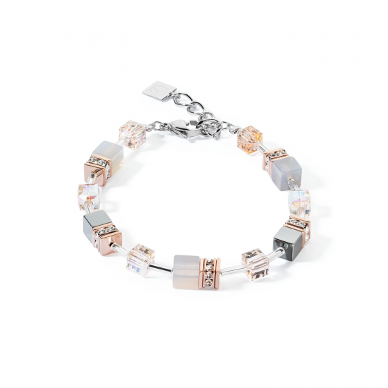 COEUR DE LION armband Iconic Precious rose gold-peach 18,5+3cm - 53725