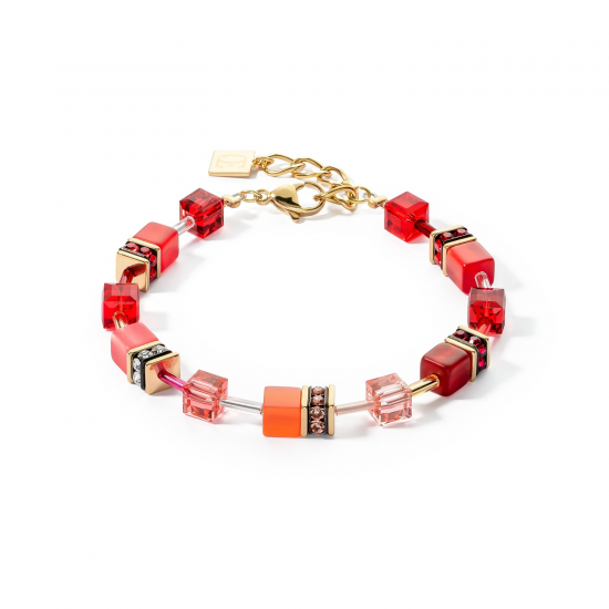 COEUR DE LION GeoCUBE® Iconic Precious bracelet red 17,5+3cm - 53726