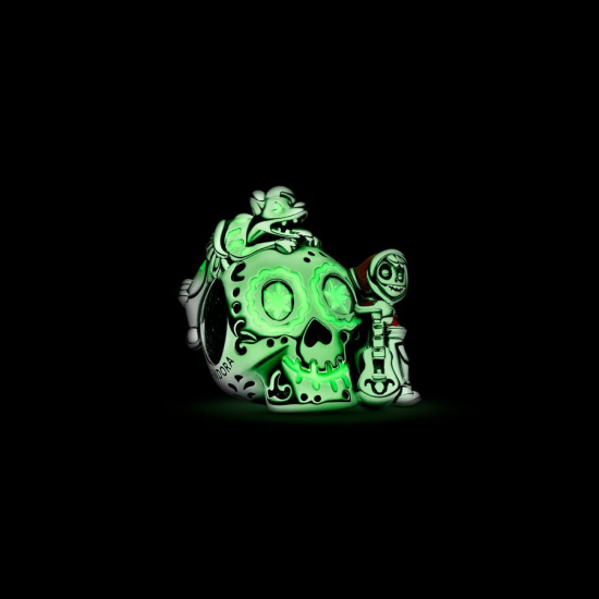 Pandora Disney Pixar Coco Miguel & Dante schedel Glow-in-the-dark Bedel - 53754