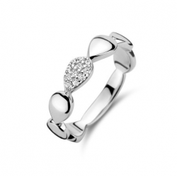 Rosa di luca Zilveren Ring met zirkonia Maat 18 - 49405