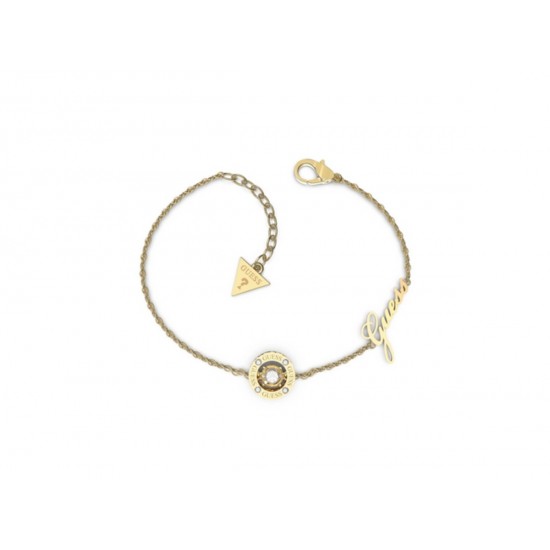Guess Jewellery "solitaire” armband Goudkleur MAAT 17+3cm - 49460
