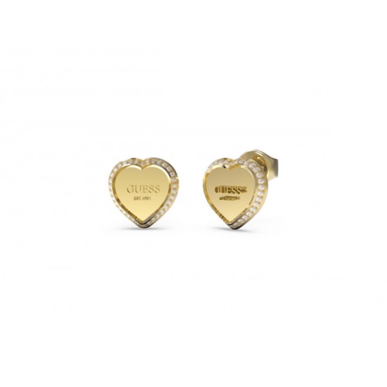 Guess Jewellery fine heart” Earrings Goudkleur MAAT 1cm - 49469