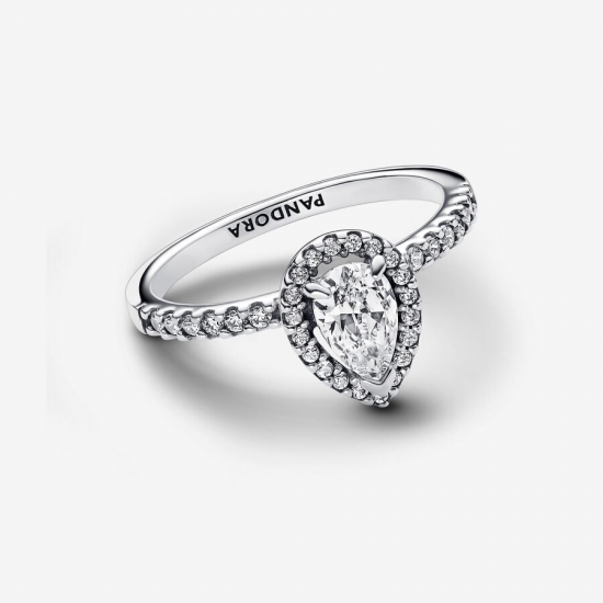 Pandora Zilveren ring met zirkonia kubieke 192835C01-54 maat 17 - 53870
