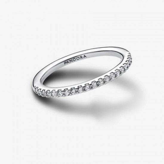 Pandora zilveren ring  met zirkonia 192999C01-54 maat 17 - 53876