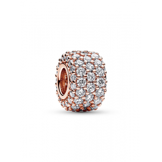 Pandora zilveren bedel rose met zirkonia 782820C01 - 53904