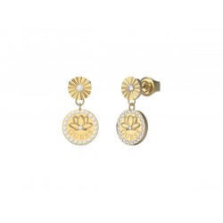 Guess Jewellery lotus Earrings Goudkleur MAAT 2,1cm - 49470