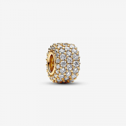 pandora Sprankelend Pavé Drie Rijen Bedel 762820C01 - 53903