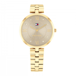 Tommy Hilfiger Dames Horloge  Ella 34mm  goudkleurig TH1782685 - 53958