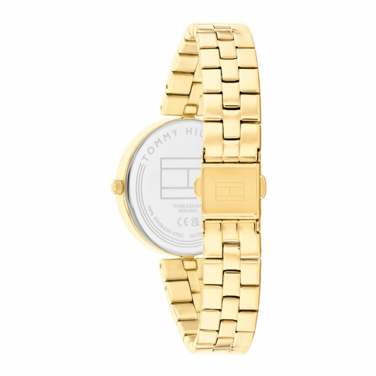 Tommy Hilfiger Dames Horloge  Ella 34mm  goudkleurig TH1782685 - 53958