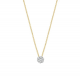 Blush Collier 14k Geel en Wit Goud met Diamant 0.05 MAAT 42cm 3602BDI - 49519