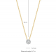 Blush Collier 14k Geel en Wit Goud met Diamant 0.05 MAAT 42cm 3602BDI - 49519