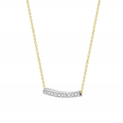 Blush Collier 14k Geel en Wit Goud met Diamant 0.06 MAAT 42cm 3605BDI - 49518