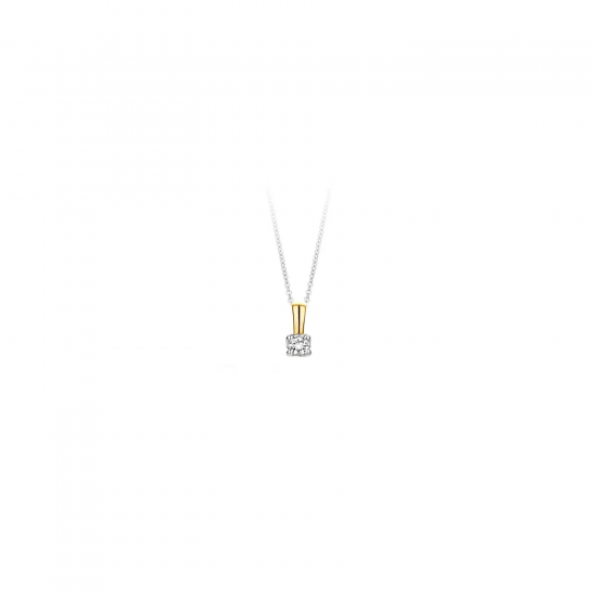 Blush Hanger 14k Geel en Wit Goud met Diamant 0.05crt MAAT 2,9mm 6600BDI - 49521
