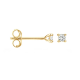 Blush Oorbellen 14k Geel goud met Diamant 2X0.03 MAAT 2,3mm 7601YDI - 49516