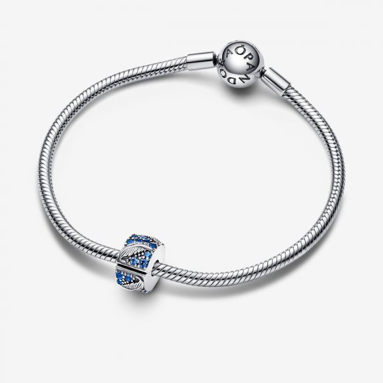 PANDORA Ronde veer en pave clipbedel 792552C01 - 54232