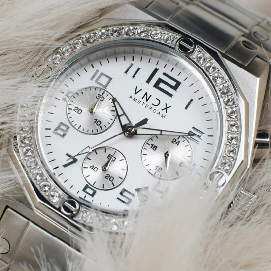 VNDX The One Zilver Wit MD12886-05 38MM - 54291