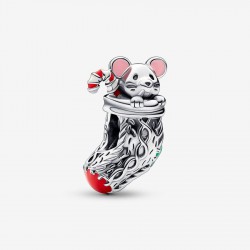 Pandora Festive Mouse & Stocking Charm - 54294