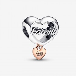 Pandora Love You Family Heart Charm - 54348
