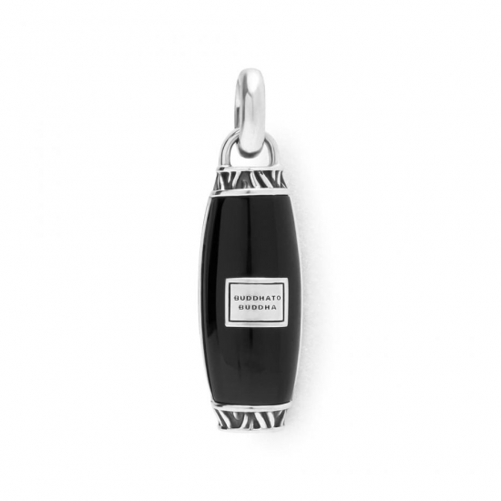 Buddha to Buddha  Katja Black Onyx Pendant Silver 689one - 49701