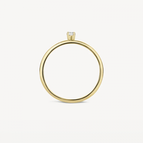 Blush Ring Geelgoud met Zirkonia 1200YZI MAAT 17 - 54398