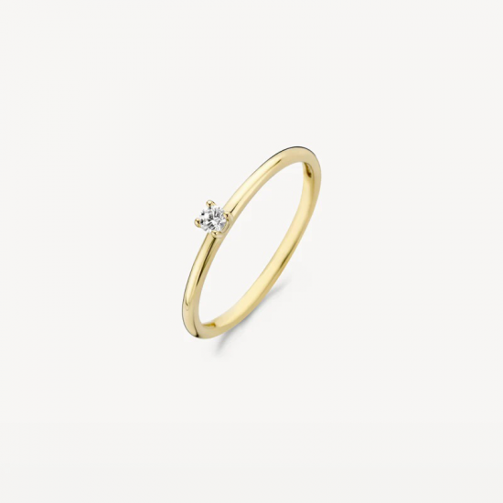 Blush Ring Geelgoud met Zirkonia 1200YZI MAAT 17 - 54398