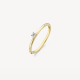 Blush Ring Geelgoud met Zirkonia 1200YZI MAAT 17 - 54398