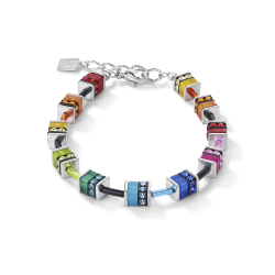 GeoCUBE® Bracelet classic polaris & rhinestone multicolour - 49757