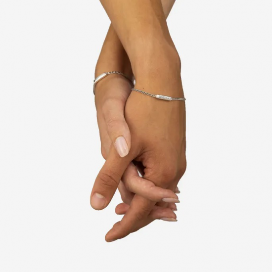 Buddha to Buddha 853 D - PERMANENTE ARMBAND ZILVER - 54481