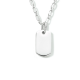 zilveren graveercollier 41 + 4 cm - 54526