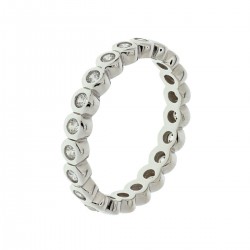 Zilveren ring zirkonia - 54519