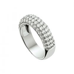 Zilveren Ring zirkonia MAAT 19 - 54544