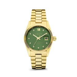 VNDX Amsterdam horloge Dare Devil Medium Goud Groen - 49859