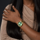 VNDX Amsterdam horloge Dare Devil Medium Goud Groen - 49859