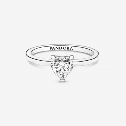Pandora Sparkling Heart Solitaire Ring Maat 16,5 - 54628