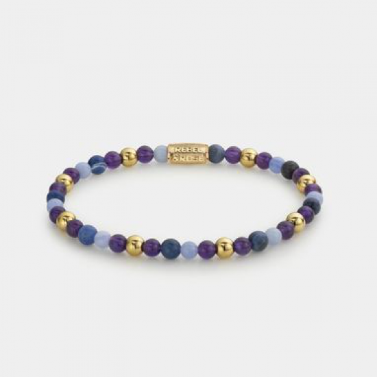 Rebel and Rose Are Violets Blue? RR-40064-G-S Armband - 54656