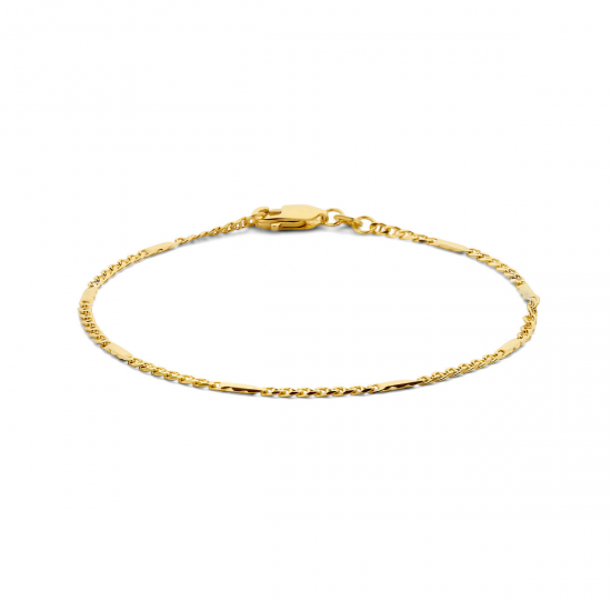 14krt armband valkenoog met tussenstuk 1,9 mm - 54866