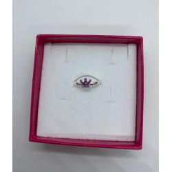 Bellini 925 kinder ring Kroon roze maat 13.5 - 54839