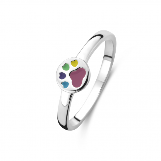 Bellini 925 kinder ring Honden poot maat 14 - 54849