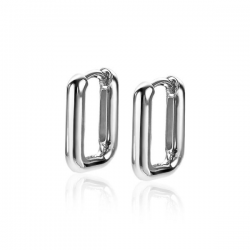 ZINZI zilveren oorringen ovale vorm ZIO2222 - 49988