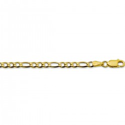 14k Geelgouden armband Figaro 20cm - 54900