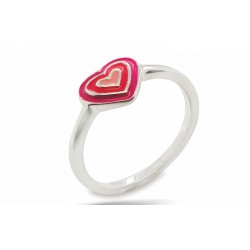 Bellini 925 kinder ring roze hartje 579.057.48 maat 15.5 - 54677